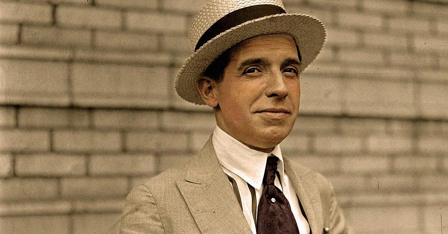 Charles Ponzi, Factinate