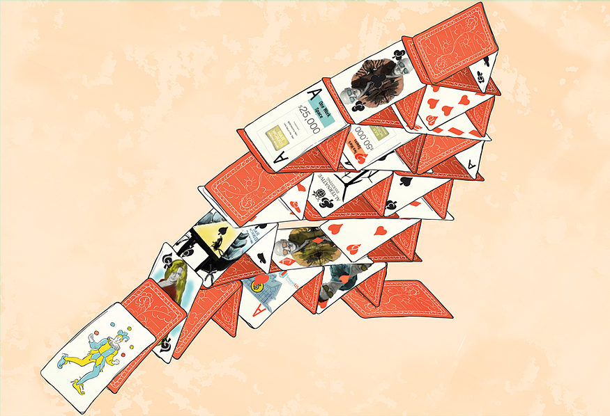 Ponzi Scheme Collapses Like a House of Cards When the Base Collapses, The Real Deal